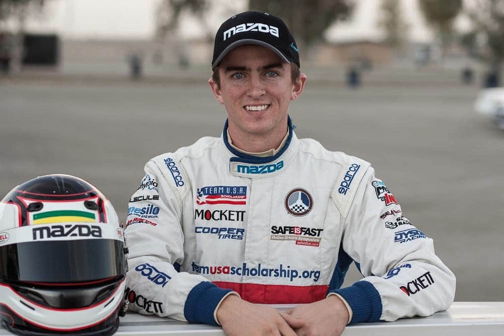 Abrs grad joey bickers climbs up the racing ladder